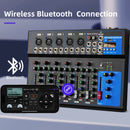 Mixer de som Depusheng de 4/7 canais, console digital portátil profissional de