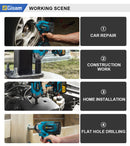 Gismo 1200N.M Torque Brushless Chave de impacto elétrica 1/2 polegada Chave de