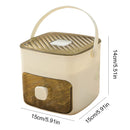 Máquina de fazer gelo portátil com gaveta de armazenamento, máquina de fazer