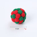 Bola de pelúcia interativa para gatos