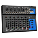 Mixer de som Depusheng de 4/7 canais, console digital portátil profissional de