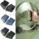 1/2/12 pçs pote tampa titular fixado na parede pendurado titular para pan pote