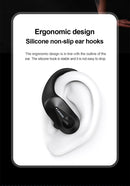 Lenovo-Fones de Ouvido Esportivos Sem Fio com Microfone, Controle de Botão, Dis