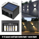 Sensor de movimento solar luz sensor de movimento luzes da cerca para fora à pr