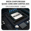 Powkiddy x55 retro portátil consoles de jogos de vídeo sistema linux tv hdmi r