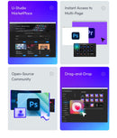 Console de produção Ulanzi D200 e controlador de estúdio para jogos/escritór