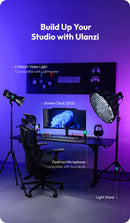 Console de produção Ulanzi D200 e controlador de estúdio para jogos/escritór