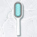 Escova de Limpeza 2 em 1 para Animais de Estimação Depilador Massageador Remov