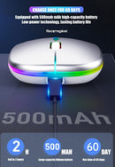 Mouse sem fio recarregável bluetooth e 2.4Ghz 1600 dpi