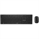KIT TECLADO E MOUSE SEM FIO MULTILASER TECLAS FLUTUANTES PRETO TC251