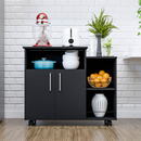 Armário Cozinha Fruteira Multiuso Cozinha com Tampo para Microondas e Galão de Àgua