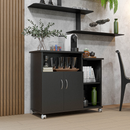 Armário Cozinha Fruteira Multiuso Cozinha com Tampo para Microondas e Galão de Àgua