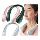 Ventilador Flexível De Pescoço Portátil Usb Recarregável Ideal Para Acampar Viajar Treinar Refrigeração Rápida