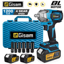 Gismo 1200N.M Torque Brushless Chave de impacto elétrica 1/2 polegada Chave de