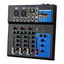 Mixer de som Depusheng de 4/7 canais, console digital portátil profissional de