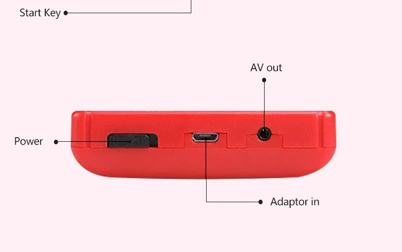 2.4 Polegada tela lcd retro console de videogame embutido 400 em console de jogo