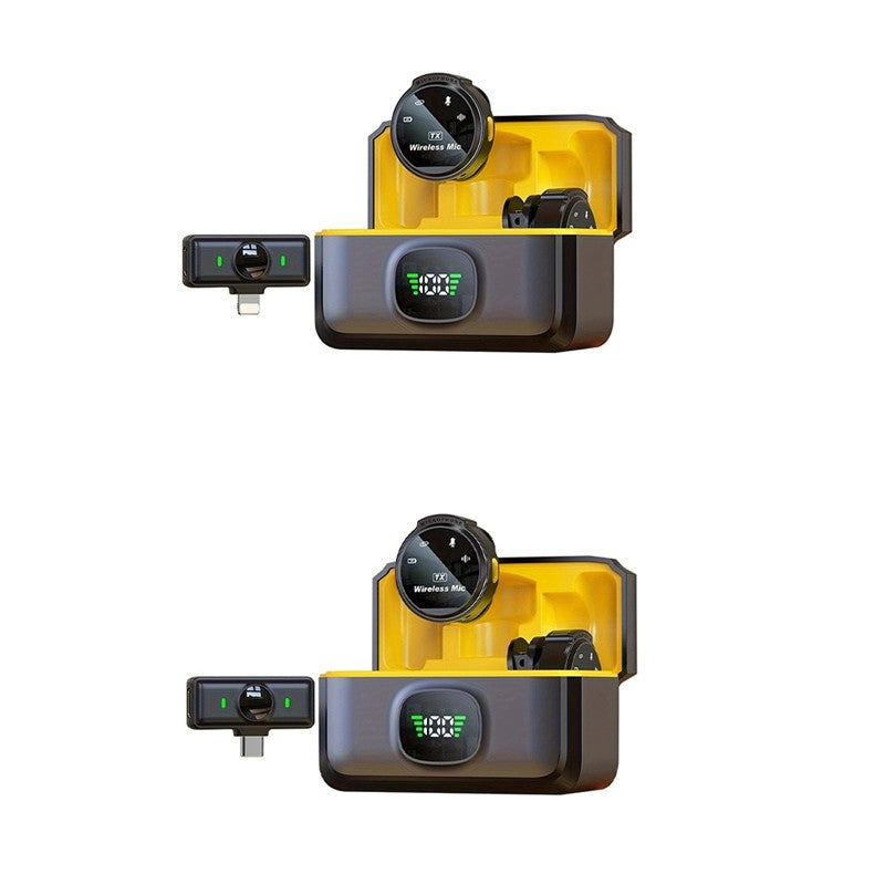 J6 microfone de lapela sem fio plug & play microfone de lapela para gravação d