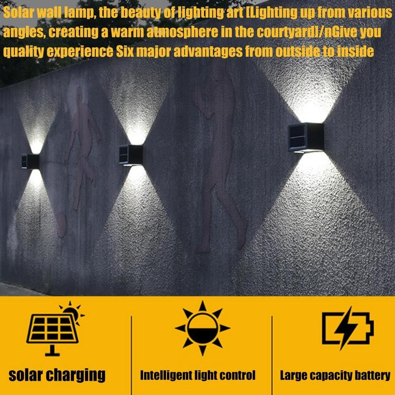 Sensor de movimento solar luz sensor de movimento luzes da cerca para fora à pr