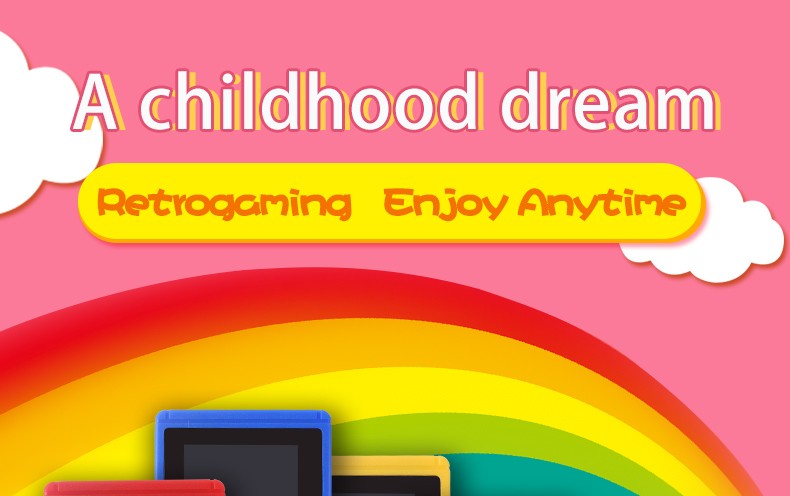 2.4 Polegada tela lcd retro console de videogame embutido 400 em console de jogo