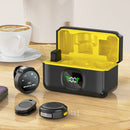 J6 microfone de lapela sem fio plug & play microfone de lapela para gravação d