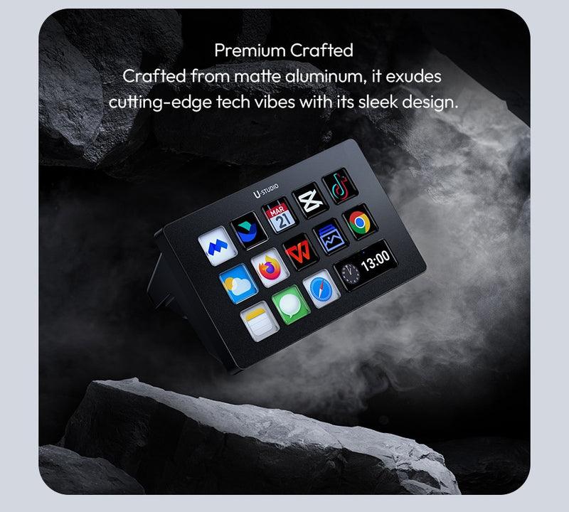 Console de produção Ulanzi D200 e controlador de estúdio para jogos/escritór