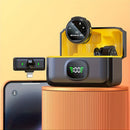 J6 microfone de lapela sem fio plug & play microfone de lapela para gravação d