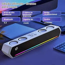 Caixa de Som Bluetooth Potente Com 4 Alto Falantes 30W Soundbar PC Notebook TV