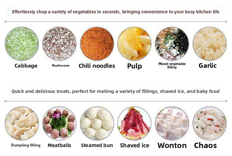 Moedores de carne elétricos triturador de alimentos aço inoxidável multifunci