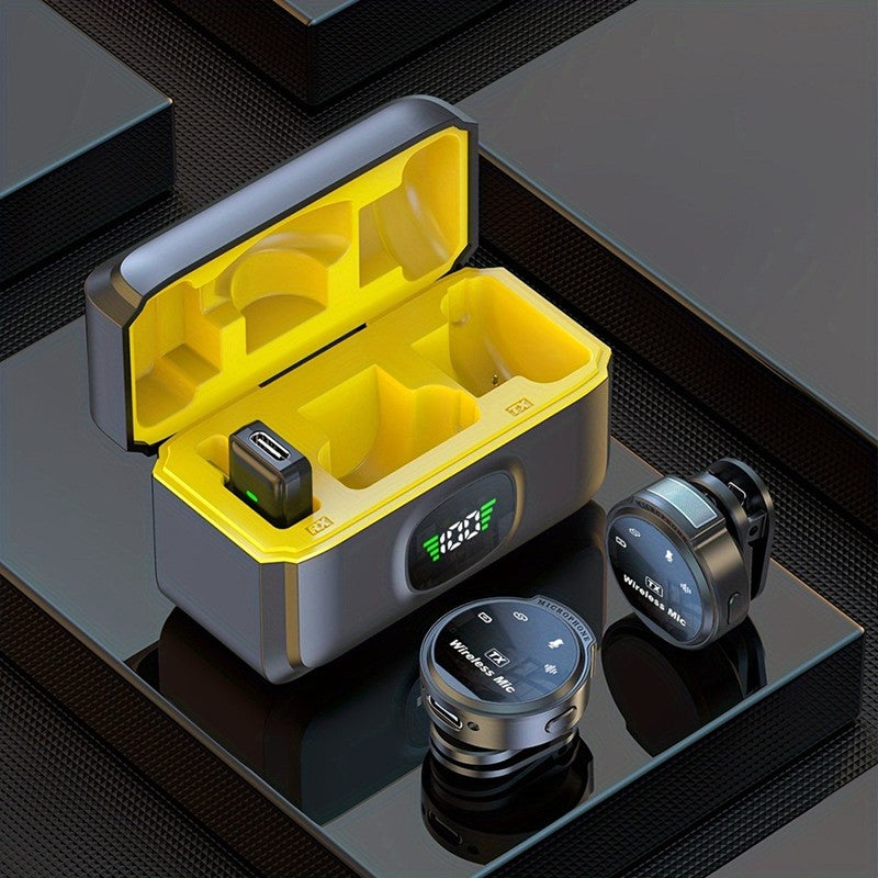 J6 microfone de lapela sem fio plug & play microfone de lapela para gravação d