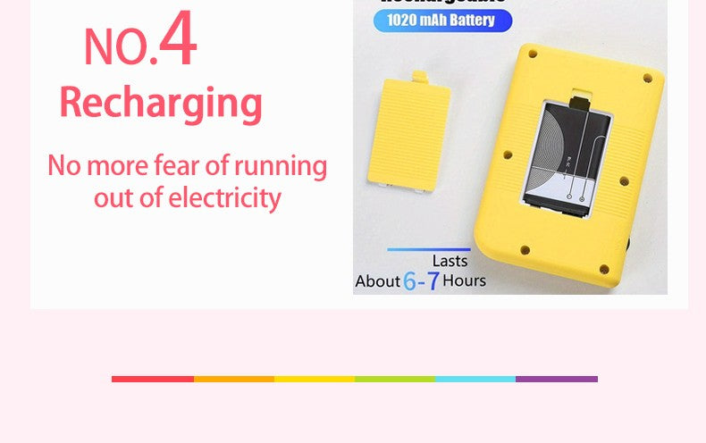 2.4 Polegada tela lcd retro console de videogame embutido 400 em console de jogo