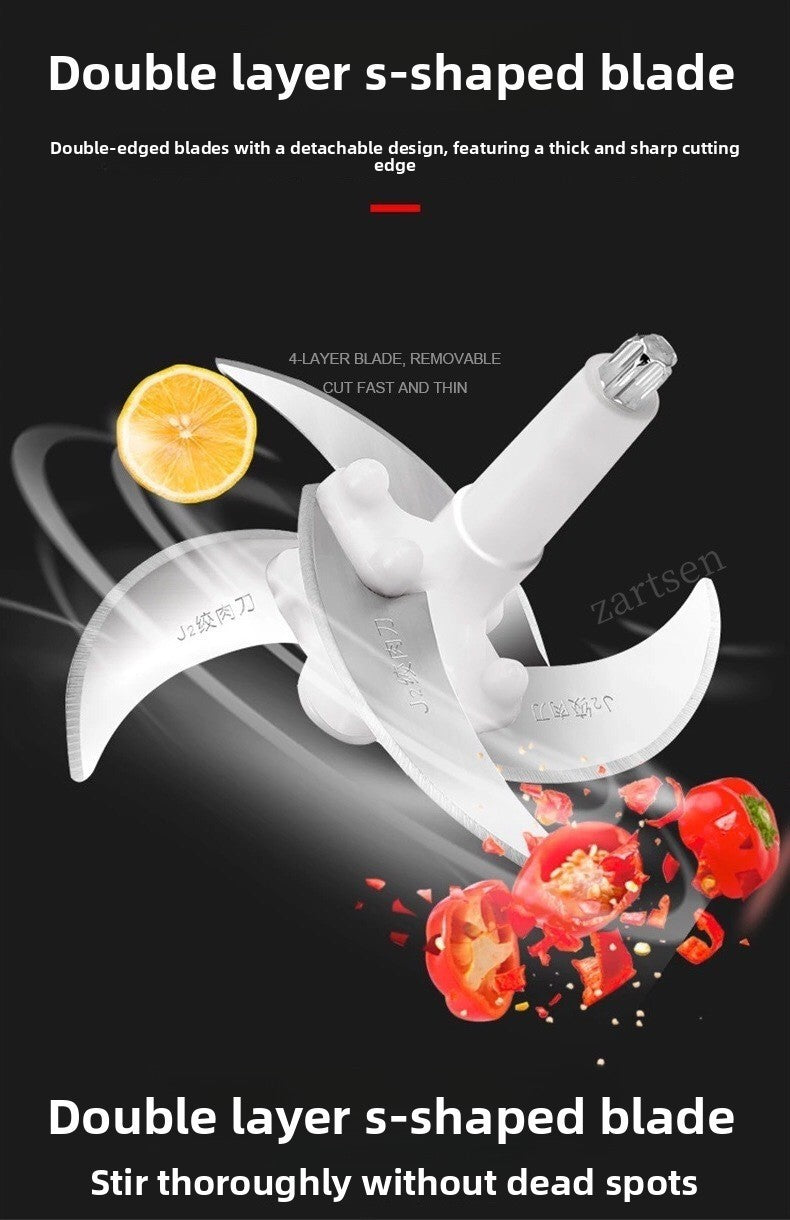 Moedores de carne elétricos triturador de alimentos aço inoxidável multifunci