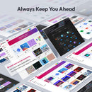 Console de produção Ulanzi D200 e controlador de estúdio para jogos/escritór