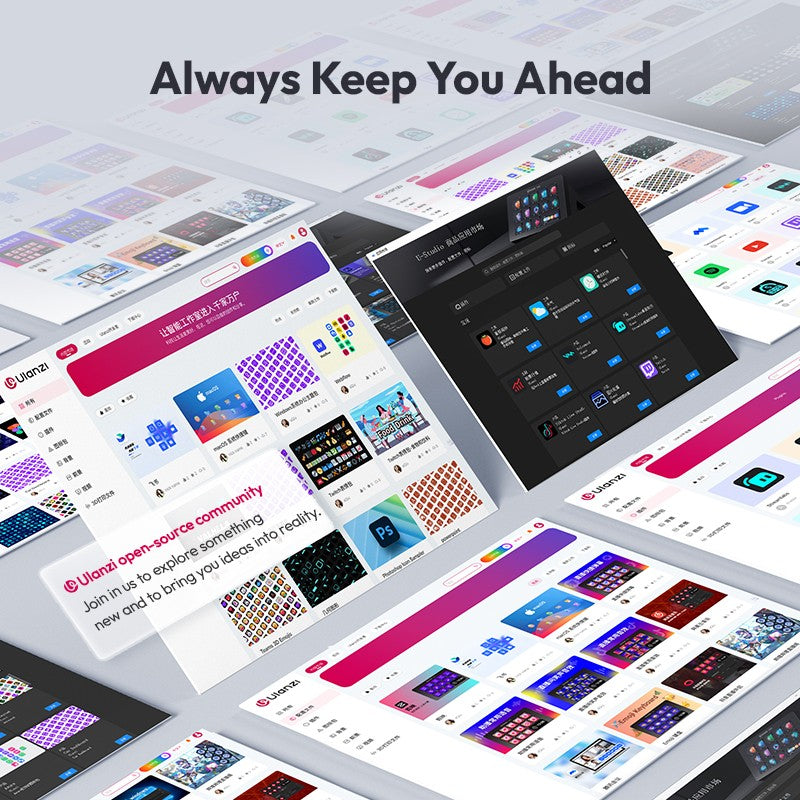 Console de produção Ulanzi D200 e controlador de estúdio para jogos/escritór