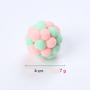 Bola de pelúcia interativa para gatos