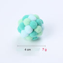 Bola de pelúcia interativa para gatos