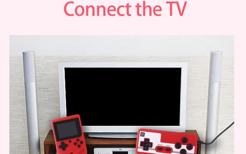 2.4 Polegada tela lcd retro console de videogame embutido 400 em console de jogo