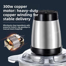 Moedores de carne elétricos triturador de alimentos aço inoxidável multifunci