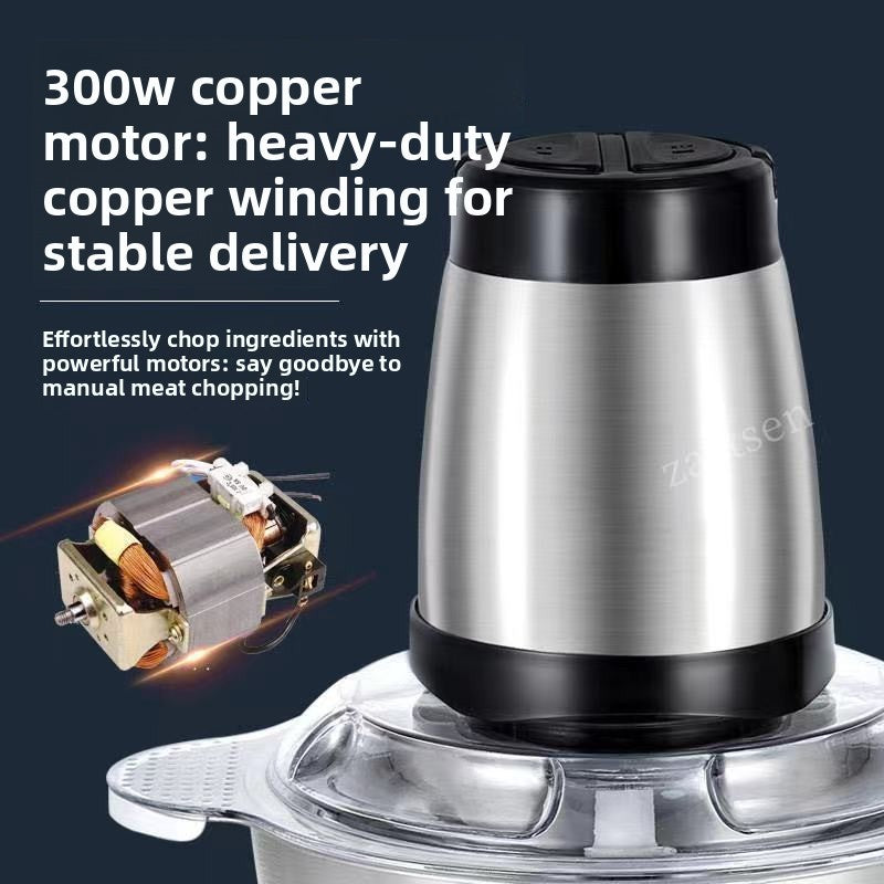 Moedores de carne elétricos triturador de alimentos aço inoxidável multifunci