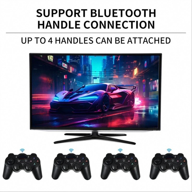 Powkiddy x55 retro portátil consoles de jogos de vídeo sistema linux tv hdmi r