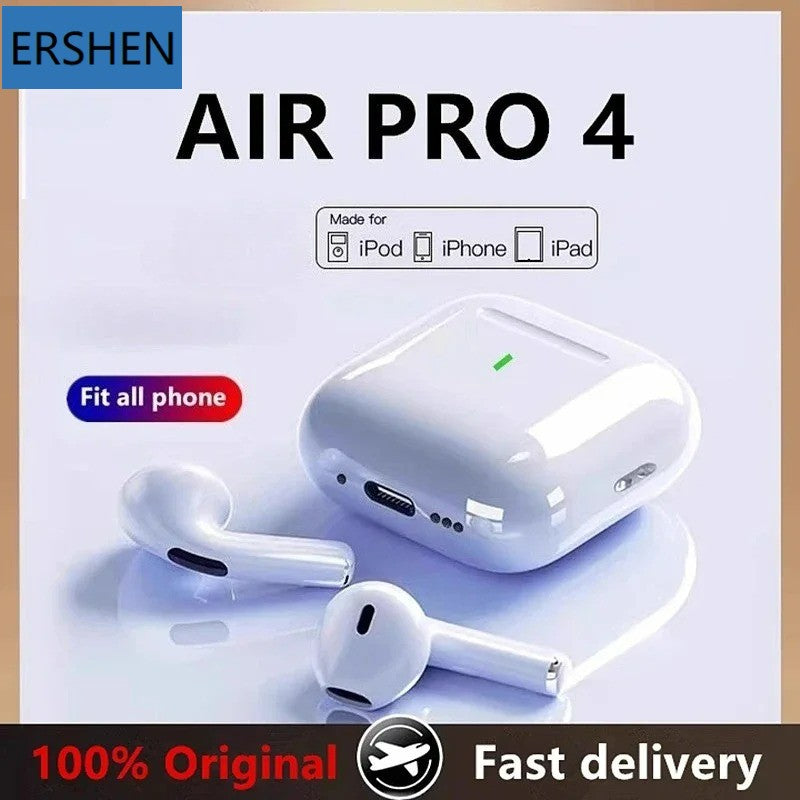 Para airpods originais pro4 pro 4c-tipo sem fio fone de ouvido bluetooth e no ou
