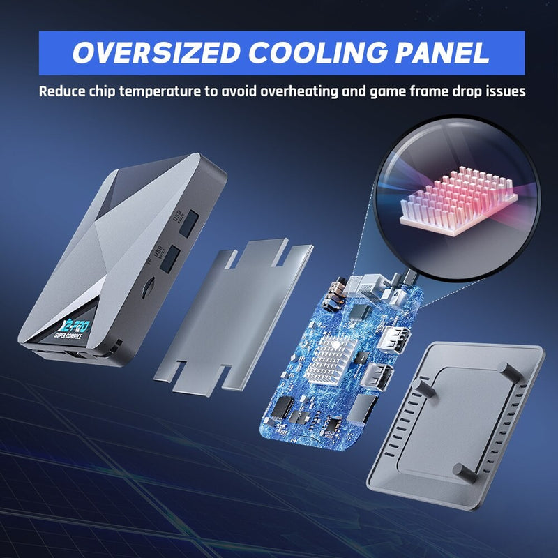 KINHANK Console Retro de Jogos Super Console X2 Pro com 90000 Videogames para PS