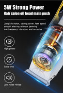 Máquina de cortar cabelo dourada sem fio, conjunto de duas peças, corte de cab