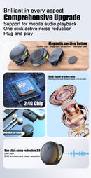 WIFIT Plug and Play 2.4G Chip Microfone de colar com botão de sucção magnéti