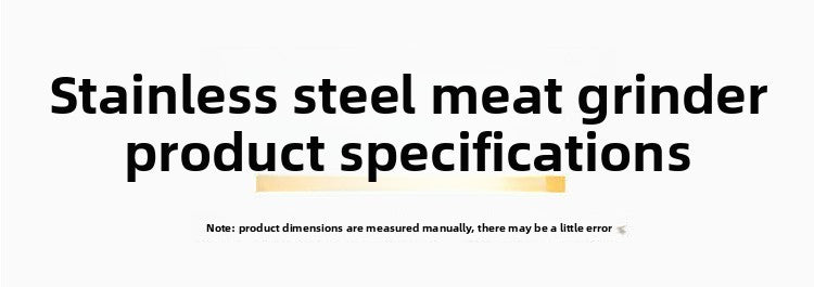 Moedores de carne elétricos triturador de alimentos aço inoxidável multifunci