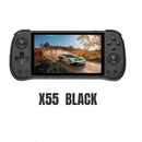 Powkiddy x55 retro portátil consoles de jogos de vídeo sistema linux tv hdmi r