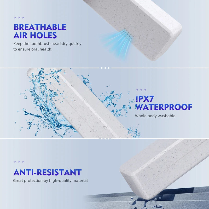 Para laifen portátil escova de dentes elétrica caso viagem organizador armazen