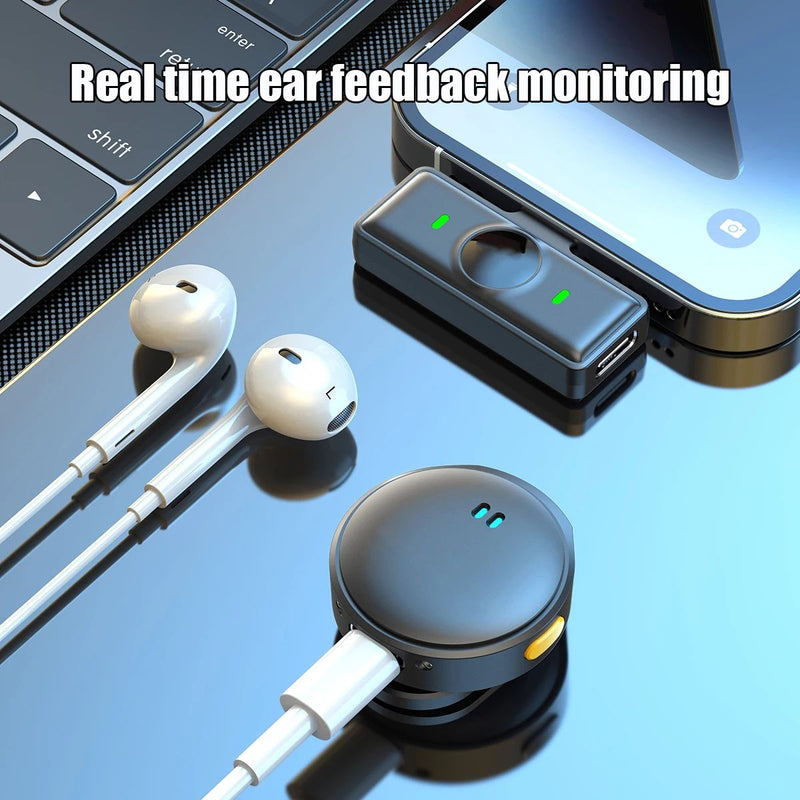 WIFIT Plug and Play 2.4G Chip Microfone de colar com botão de sucção magnéti