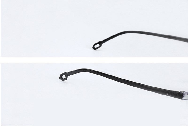 Clássico ultraleve sem aro óculos de leitura masculino feminino azul luz bloqu