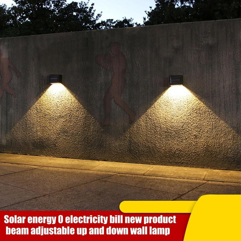 Sensor de movimento solar luz sensor de movimento luzes da cerca para fora à pr