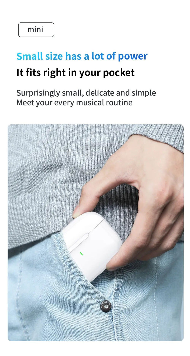 2025 novo ar pro verdadeiro sem fio bluetooth fones de ouvido som alta fidelidad